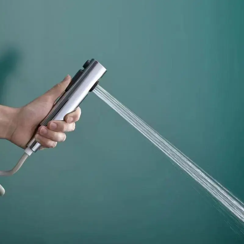 Wc Pulverizador de Arma de Aço Inoxidável de Mão Bidé, Torneira para Banheiro Pulverizador de Mão Chuveiro de Auto-Limpeza de Banho de Fixação