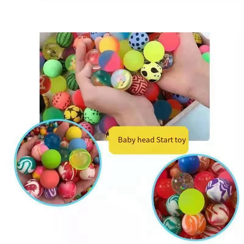 Bola de salto de Brinquedos Coloridos, Bolas Saltando de 25 mm para Crianças de Esportes ao ar livre Bola Elástica Brinquedos