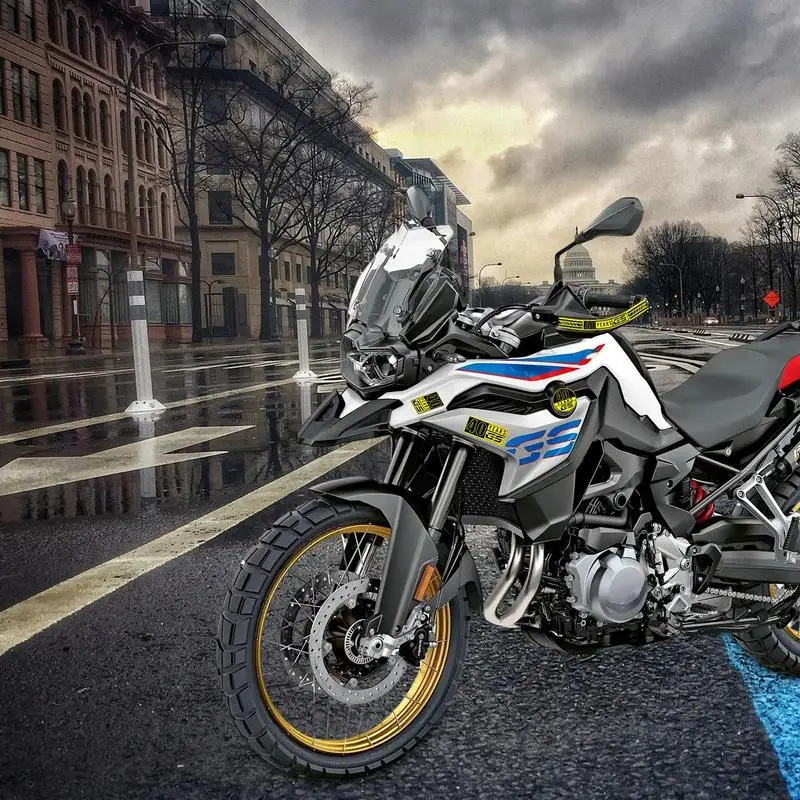 Impermeável Motocicleta Adesivos Adesivo Motocicleta Tem Uma Função Reflexiva GS Saindo de Choque Acessórios de Decalque Para F650/ 700 850G