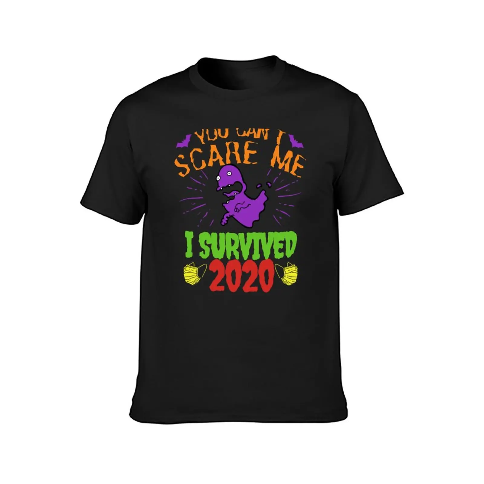 Você não Pode Me Assustar eu Sobrevivi 2020, Halloween Engraçado Design de T-Shirt bonito tops, camisetas divertidas camisetas masculinas