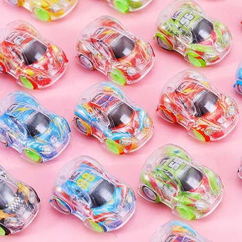 15Pcs Mini Transparente Puxar Carro de Brinquedos para as Crianças da Festa de Aniversário de Favores Giveaway Pinata de Enchimento de Carnaval em sala de Aula Prêmio Presentes Pack