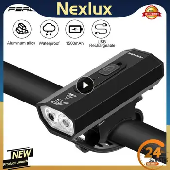 1~5PCS de Carregamento USB Farol do Carro de Ciclismo USB Recarregável Lanterna Impermeável, de Farol de Moto Lanterna Lâmpada de Segurança de Bicicleta
