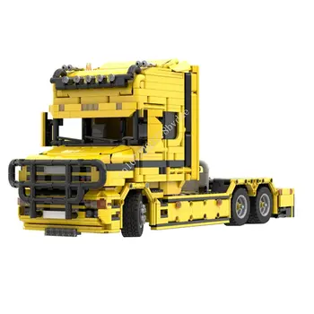 3005PCS de Alta Tecnologia MOC Scania T164 trator caminhão guindaste de Blocos de Construção do Modelo Técnico Tijolos DIY Montagem Criativa Crianças Brinquedo de Presente