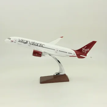 43 CM de Resina B787 Virgin Atlantic Dreamline companhia Aérea Modelo de Avião de Brinquedo Para a coleção