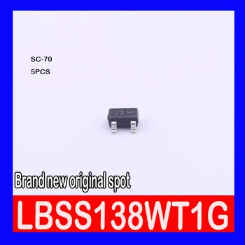 5PCS 100% novo original LBSS138WT1G de Potência MOSFET de 200 mAmps, 50 Volts 50/0,2 A SC-70 mosfet de CANAL N-