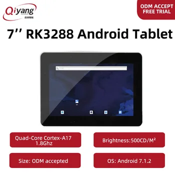 7 Polegadas Tudo-Em-Um Dispositivo de Sistema de BRAÇO RK3288 Tablet Android Com o Computador parede instalar o suporte Com 2.4Ghz_WIFI IP50 Design