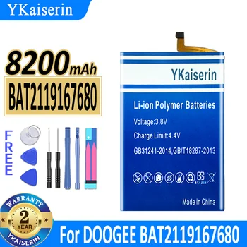 8200mAh YKaiserin Bateria Para DOOGEE BAT2119167680 Telefone Móvel Batteria