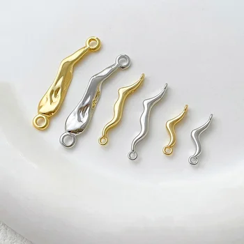Colorido cobre chapeado irregular de conexão DIY feitos a mão da jóia colar pulseira brinco acessório materiais