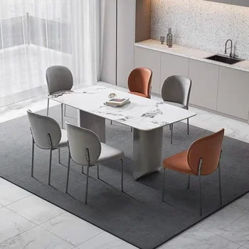 Cozinha moderna Cadeira de Jantar Nórdicos Design Ergonômico de Metal, Cadeira Sala de estar de Luxo Quarto Escritório Sofá de Mobiliário de Quarto BZ