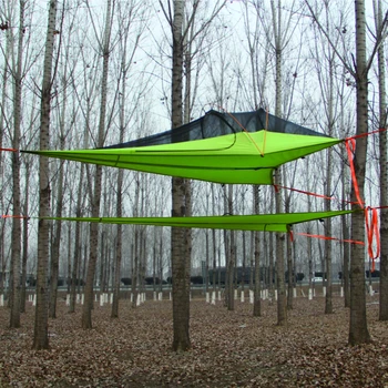 Floresta Fora Do Solo Disco Voador Estilo Rede Outerdoor Camping Barraca