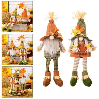 Halloween Magic Hat Rudolph Pendurar as Pernas da Boneca Gnome Casa Anão Festa de Boneca de Abóbora de Natal ou ação de Graças Decoração Presente Z3J4