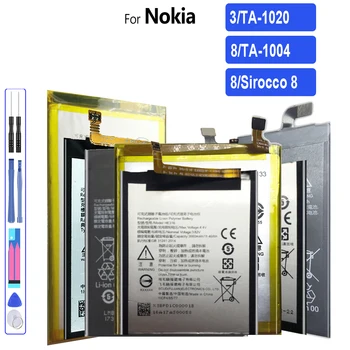 HE328 HE330 HE333 Telefone Substituição da Bateria Para Nokia8 Nokia 8 Sirocco 8 Sirocco8 TA-1004 Para Nokia 3 Nokia3 DUPLA TA-1032