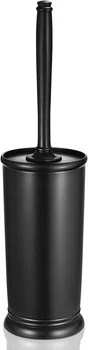 HOMEMAXS Pack 1 Escova de vaso Sanitário Com Suporte de Boa Aderência Aço Inoxidável vaso Sanitário Aspirador de jogo de Escova para Banheiro (Preto)