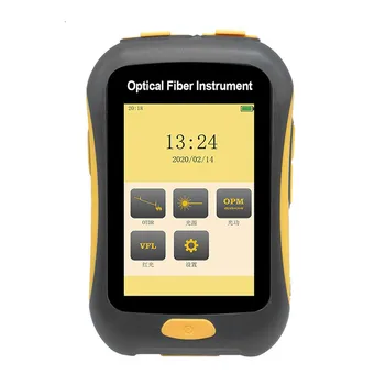 OTDR Fiber Optic Testador de 1550nm Óptico no Domínio do Tempo Refletômetro 3.5 na Tela de Toque do LCD Fault Locator 110‑220V 1550nm OTDR