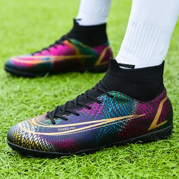 Premium Soccer Shoes Design Ergonômico Botas De Futebol Ajuste Confortável, Futsal, Tênis Durável Atacado Revenda Sociedade Chuteiras