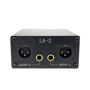Sinal de áudio Isolador 6.35 XLR Cabeça Mixer de Áudio Atual Ruído Acústico Filtro Removedor de LA-2