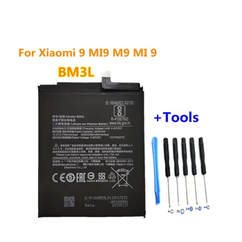 Substituição de 3300mAh BM3L Bateria Para Xiaomi 9 MI9 M9 MI 9 smart Phone +Ferramentas