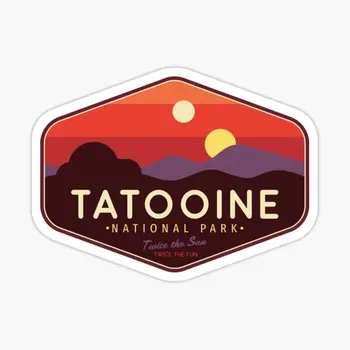 Tatooine Parque Nacional, O Dobro da Diversão 5PCS Adesivos para a Home do Fundo de Decoração Adesivos de Laptop windows Sala de Bagagem pára-choques