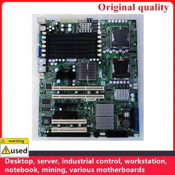 Usado Para supermicro X7DVL-E placas-mãe LGA 771 DDR2 estação de trabalho do Servidor placa-mãe PCI PCI-E2.0 SATA II USB2.0