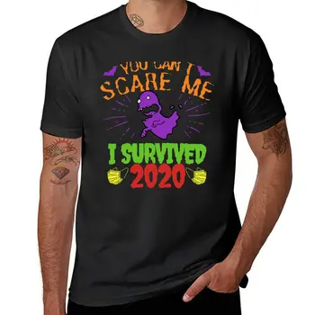 Você não Pode Me Assustar eu Sobrevivi 2020, Halloween Engraçado Design de T-Shirt bonito tops, camisetas divertidas camisetas masculinas