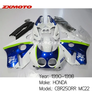 ZXMOTO Carenagem Integral Kit de Carroçaria Conjunto Moldado por Injeção de Ajuste Para 1990 1991 1992 1993 1994 1995 1996 1997 1998 HONDA CBR250RR MC22